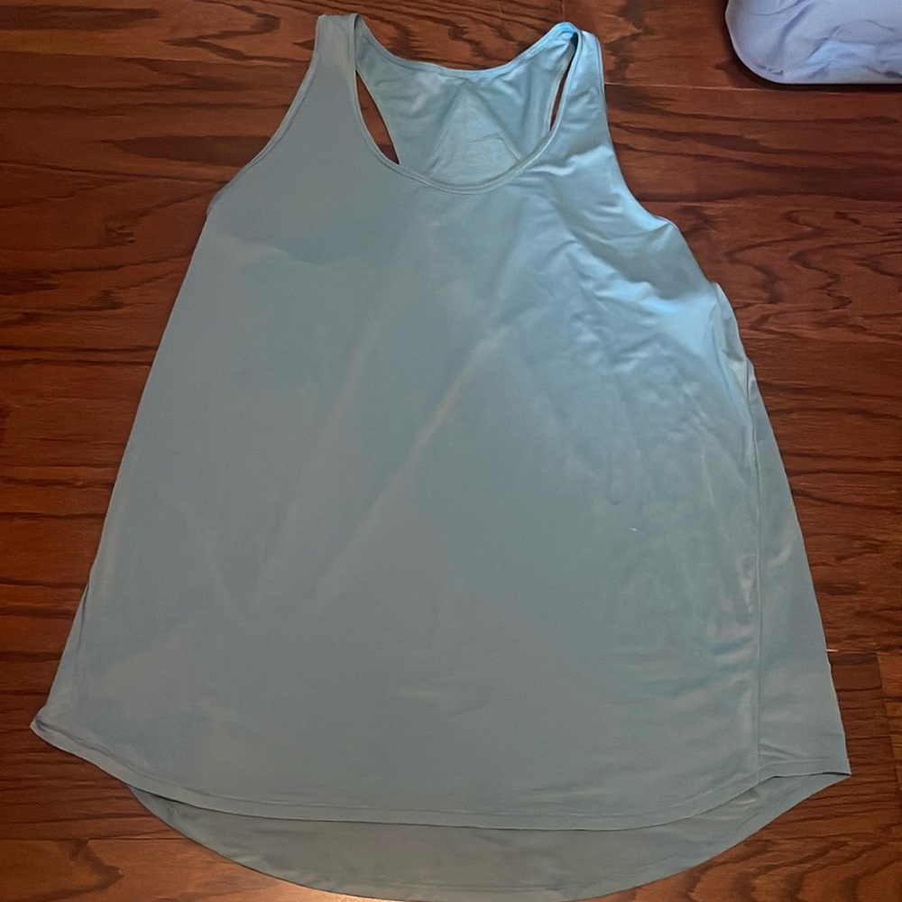 Lululemon blue flowy tank, size 8 I believe